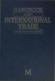 Cover von Handbook of International Trade