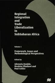 Cover von Regional Integration and Trade Liberalization in Subsaharan Africa