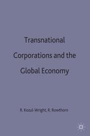 Cover von Transnational Corporations and the Global Economy