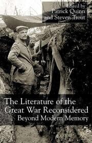 Cover von The Literature of the Great War Reconsidered