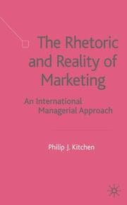 Cover von The Rhetoric and Reality of Marketing
