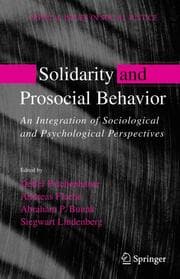 Cover von Solidarity and Prosocial Behavior