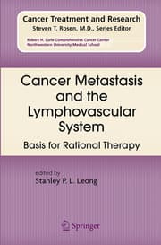 Cover von Cancer Metastasis and the Lymphovascular System: basis for rational therapy