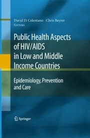 Cover von Public Health Aspects of HIV/AIDS in Low and Middle Income Countries