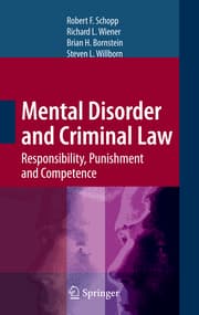 Cover von Mental Disorder and the Criminal Law