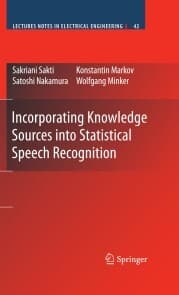 Cover von Incorporating Knowledge Sources into Statistical Speech Recognition
