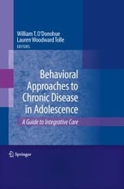Cover von Behavioral Approaches to Chronic Disease in Adolescence