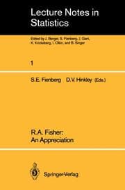 Cover von R.A.Fisher: An Appreciation