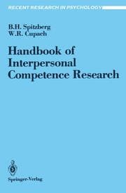 Cover von Handbook of Interpersonal Competence Research