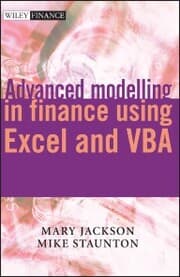 Cover von Advanced Modelling in Finance using Excel and VBA