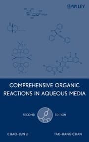 Cover von Comprehensive Organic Reactions in Aqueous Media