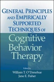 Cover von General Principles and Empirically Supported Techniques of Cognitive Behavior Therapy