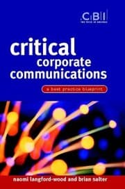 Cover von Critical Corporate Communications
