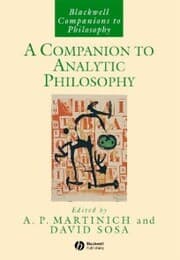 Cover von A Companion to Analytic Philosophy