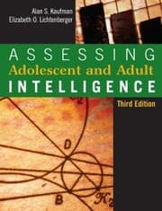 Cover von Assessing Adolescent and Adult Intelligence