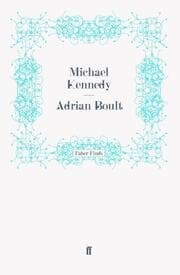 Cover von Adrian Boult