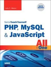 Cover von PHP, MySQL & JavaScript All in One, Sams Teach Yourself