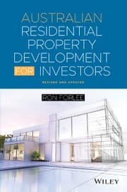 Cover von Australian Residential Property Development for Investors