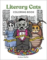Cover von Literary Cats Coloring Book