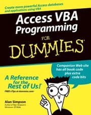 Cover von Access VBA Programming For Dummies