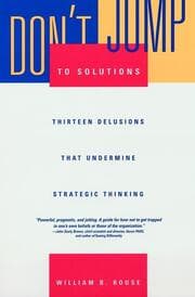 Cover von Don't Jump to Solutions