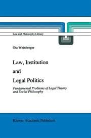 Cover von Law, Institutions and Legal Politics