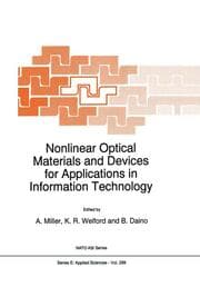 Cover von Nonlinear Optical Materials and Devices for Applications in Information Technology