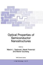 Cover von Optical Properties of Semiconductor Nanostructures