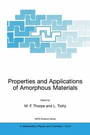 Cover von Properties and Applications of Amorphous Materials