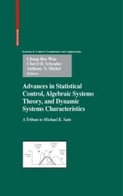Cover von Advances in Statistical Control, Algebraic Systems Theory, and Dynamic Systems Characteristics