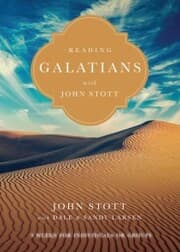 Cover von Reading Galatians with John Stott