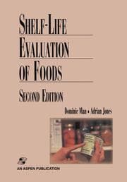 Cover von Shelf Life Evaluation of Foods