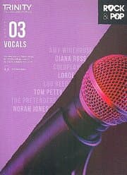 Cover von Trinity Rock and Pop Vocals Grade 3