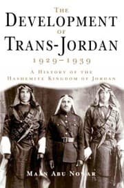 Cover von The Development of Trans-Jordan 1929-1939, The