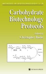 Cover von Carbohydrate Biotechnology Protocols