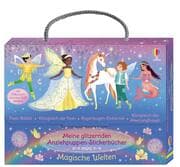 Cover von Meine glitzernden Anziehpuppen-Stickerbücher mini: Magische Welten