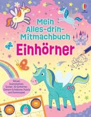 Cover von Mein Alles-drin-Mitmachbuch: Einhörner