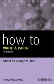 Cover von How To Write a Paper