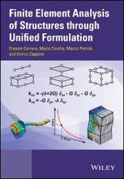 Cover von Finite Element Analysis of Structures through Unified Formulation