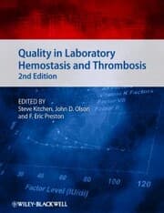 Cover von Quality in Laboratory Hemostasis and Thrombosis