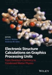 Cover von Electronic Structure Calculations on Graphics Processing Units