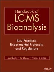 Cover von Handbook of LC-MS Bioanalysis