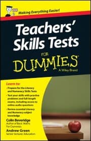 Cover von Teacher's Skills Tests For Dummies