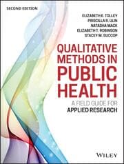 Cover von Qualitative Methods in Public Health