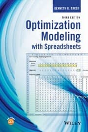 Cover von Optimization Modeling with Spreadsheets