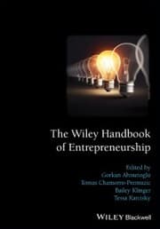 Cover von The Wiley Handbook of Entrepreneurship