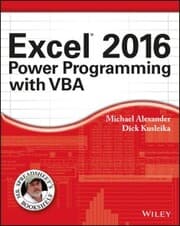 Cover von Excel 2016 Power Programming with VBA