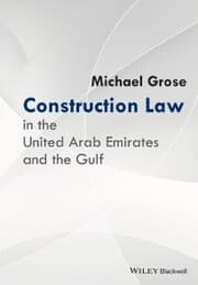 Cover von Construction Law in the United Arab Emirates and the Gulf