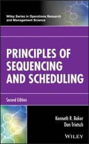 Cover von Principles of Sequencing and Scheduling