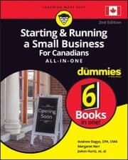 Cover von Starting & Running a Small Business For Canadians All-in-One For Dummies